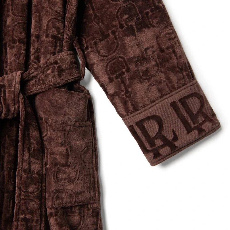 LA REINA ХАЛАТ ЗА БАНЯ VERA КАФЯВ L-XL