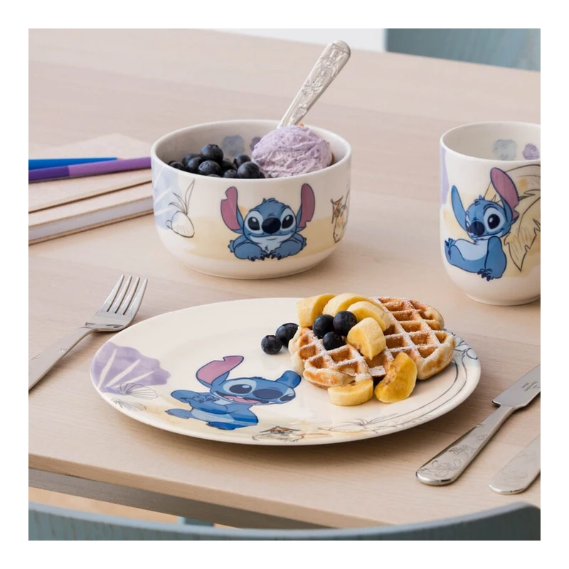 VILLEROY BOCH 12-6537-2091 DISNEY STITCH ПРИБОРИ 4Ч