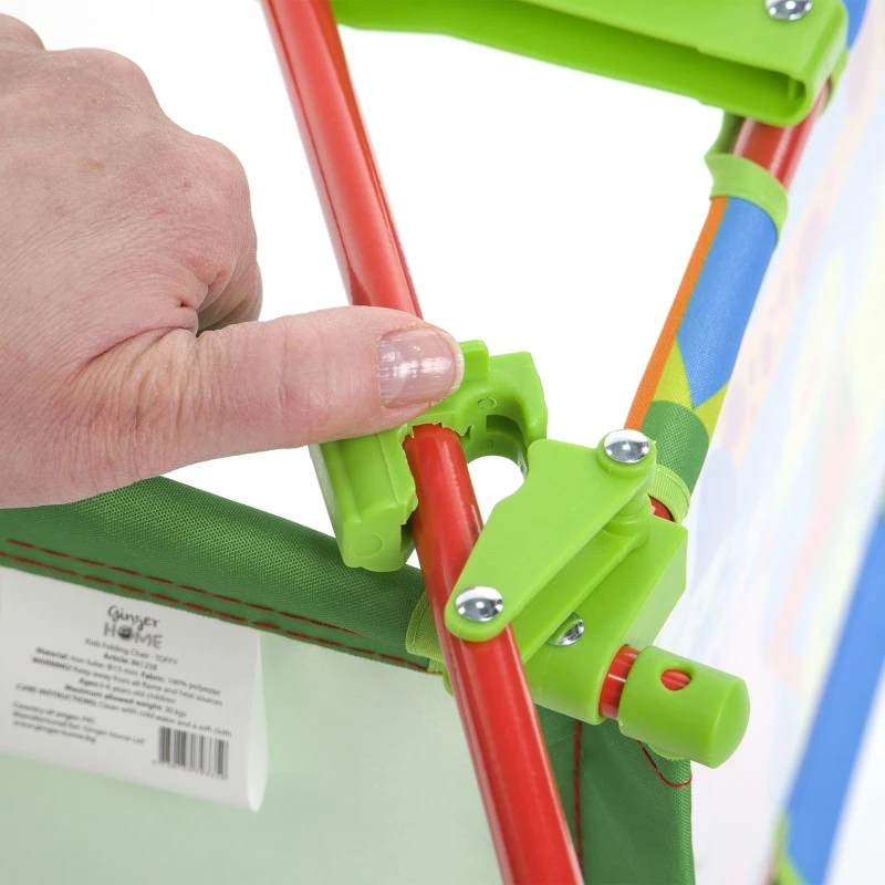 Детско Сгъваемо Столче TOFFY с Подлакътници, За Дома, Градината, Плажа