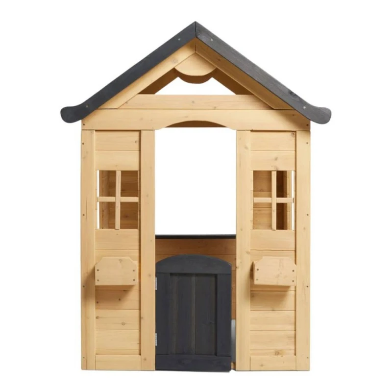 Детска Къща GINGER HOME, Дървена, Игра на Открито в Двора и Градината, 140 х 112 x 108 см.
