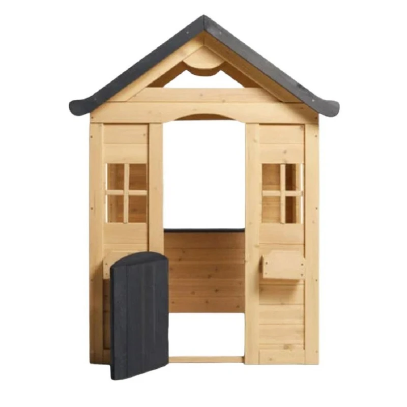 Детска Къща GINGER HOME, Дървена, Игра на Открито в Двора и Градината, 140 х 112 x 108 см.
