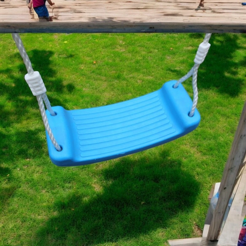 Детска Дървена Люлка GINGER HOME за Градина, Двойна, 225x200x201 см