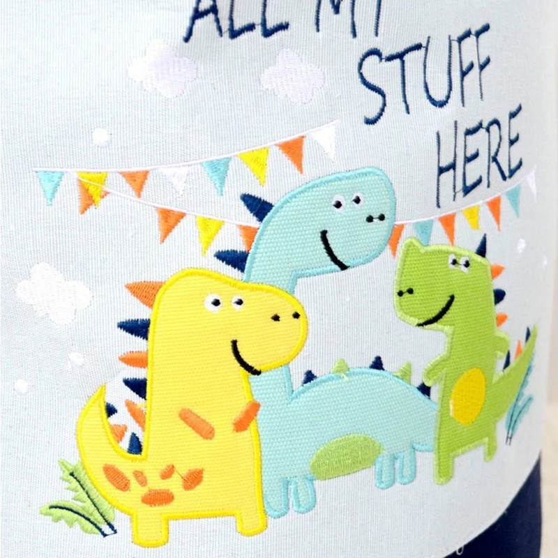 Кош за Играчки, Дрехи, Пране, Сгъваем, с Удобни Дръжки, за Детска стая, Спалня, Дневна - DINO