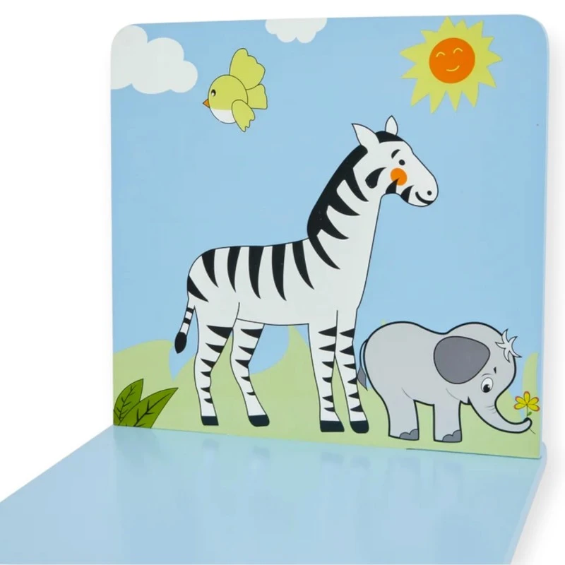 Детска Маса със Столчета GINGER HOME за Рисуване, Игра, Хранене, Дървена, Детска Стая SAVANNA