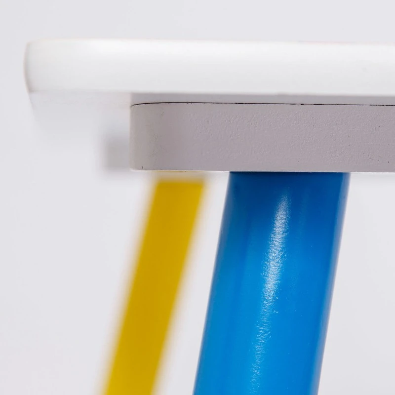 Детска Дървена Маса и Столчета GINGER HOME с Морски Животни - Комплект за Рисуване, Игра, Учене и Хранене