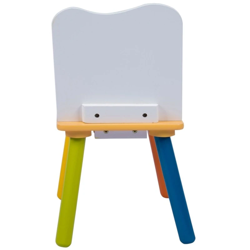 Детска Дървена Маса и Столчета GINGER HOME с Морски Животни - Комплект за Рисуване, Игра, Учене и Хранене