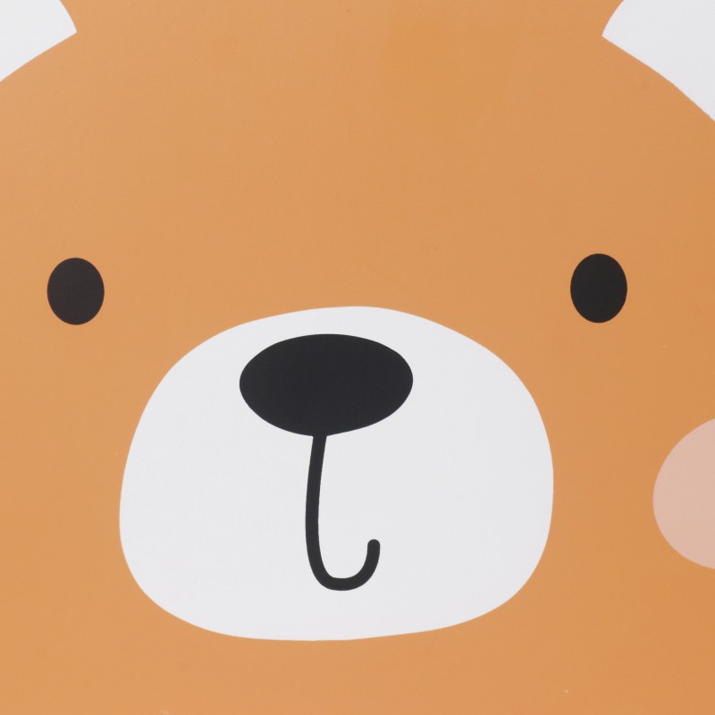 Детска Дървена Маса с 2 Столчета GINGER HOME – Мече и Зайче, Комплект за Игра и Учене