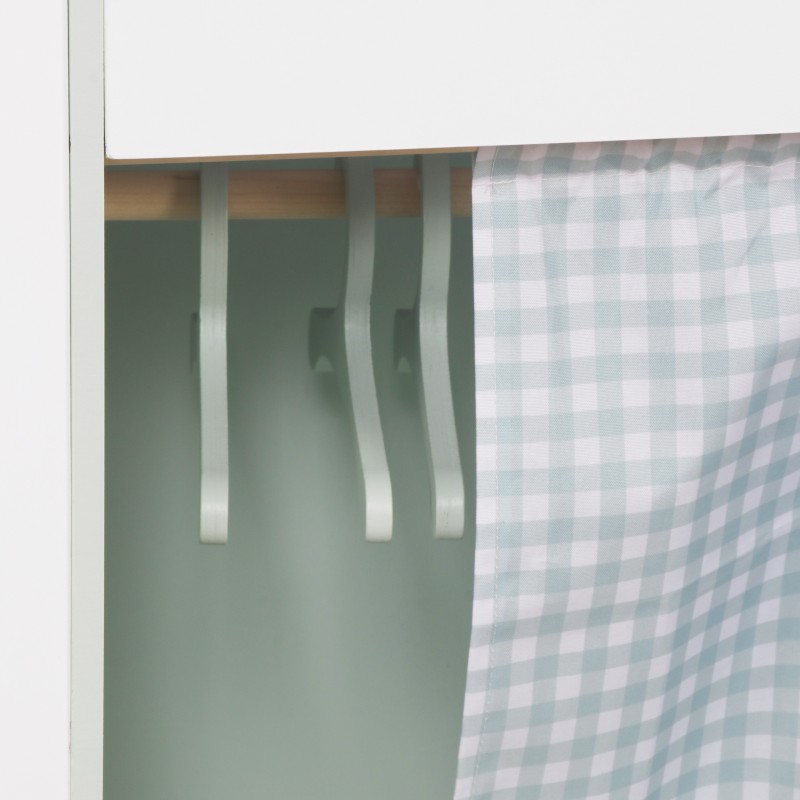 Детска Дървена Пералня 3 в 1 с Мивка с Течаща Вода и Сушилня GINGER HOME, 86×32×90 см