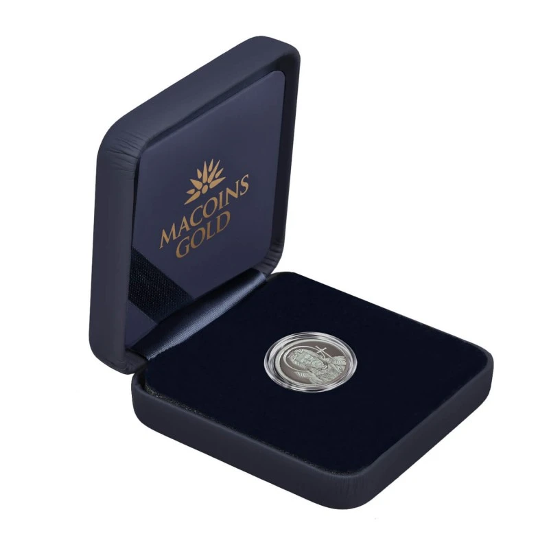 Сребърен медал Свети Йоан Кръстител Macoins Gold