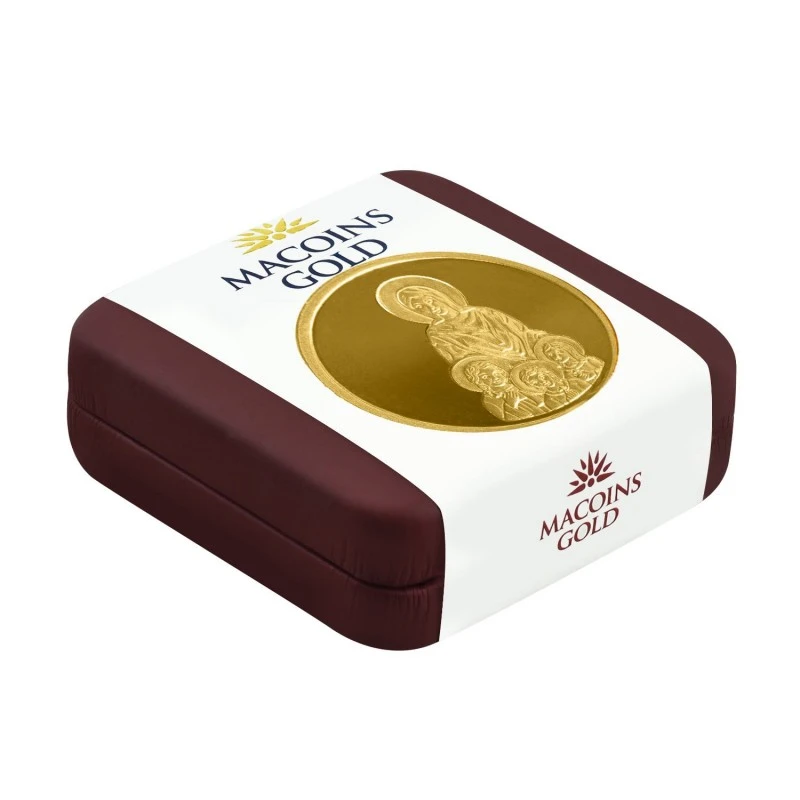 Златен медал Св. мъченици Вяра, Надежда, Любов и София Macoins Gold