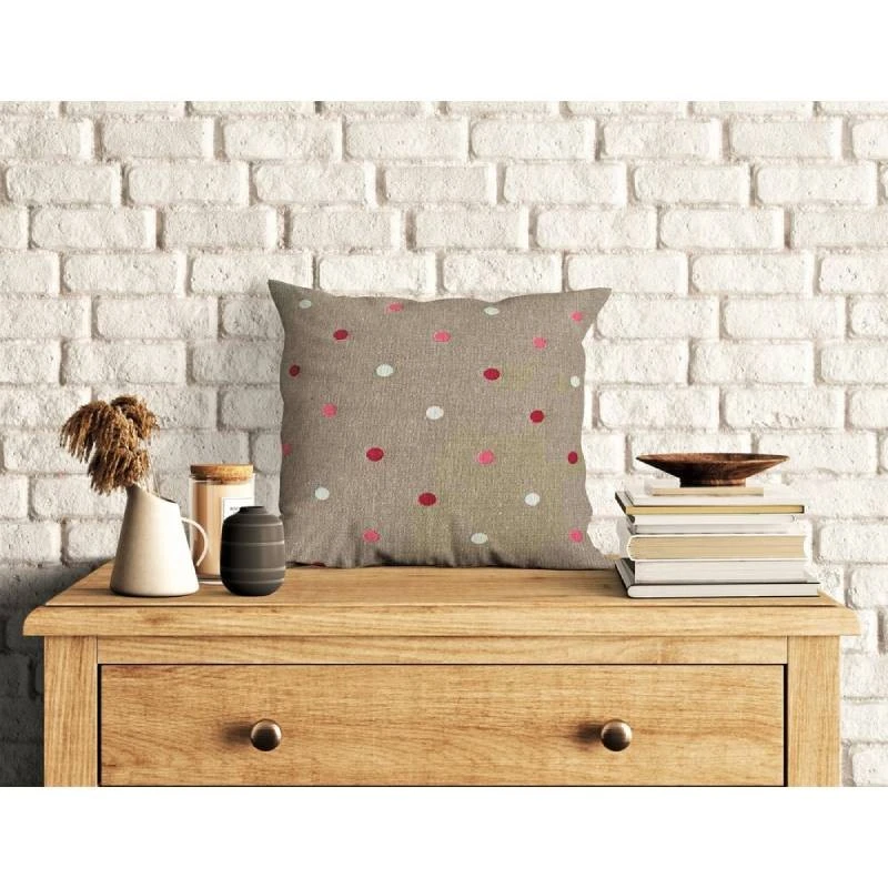 Декоративна калъфка Розови точки 45х45 см.
