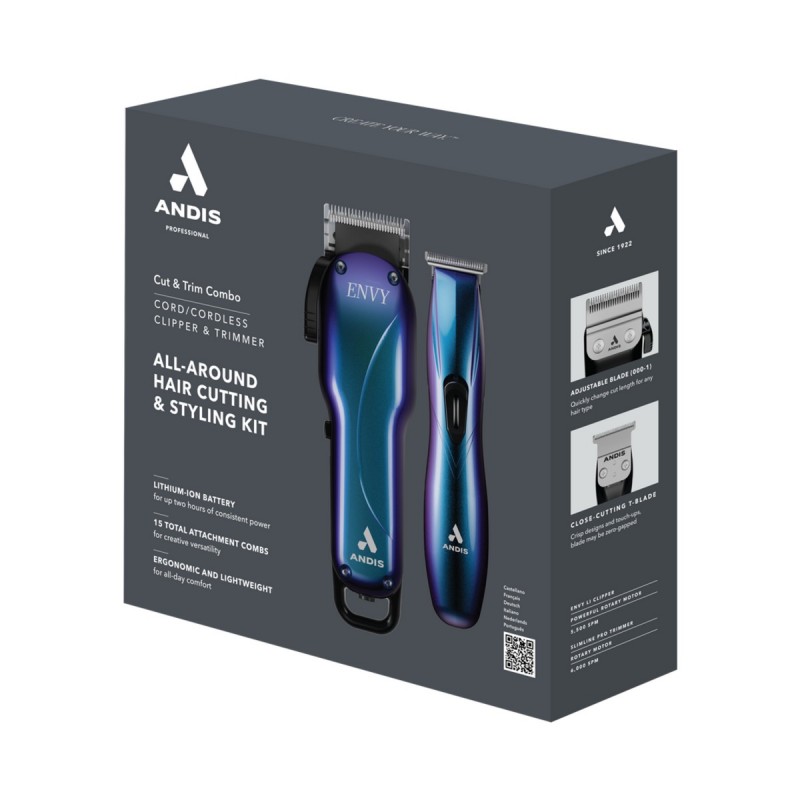 Andis Galaxy Combo Limited - комплект професионални машинка и тример
