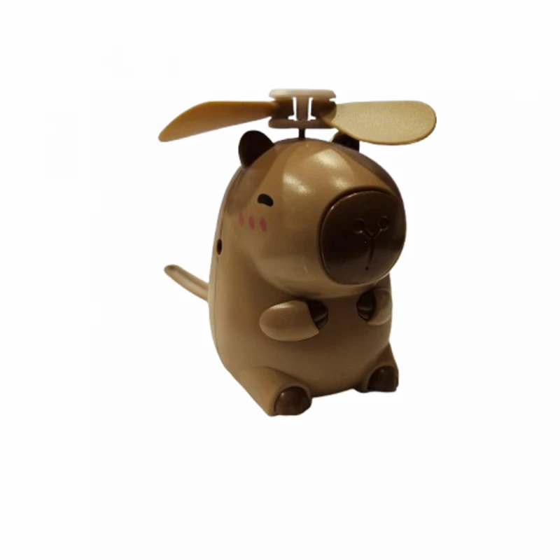 Играчка Капибара, Мини вентилатор, USB, Пластмасов, Интерактивна
