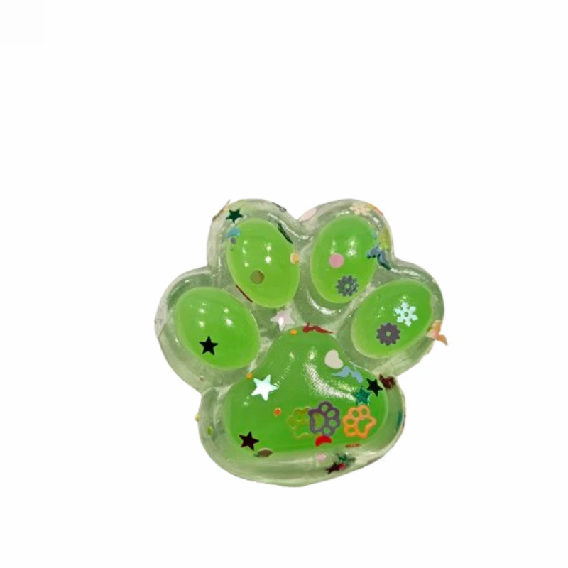 Играчка Таби лапа, Тип Mochi squishy, Anti stress, Силиконова, 6 см