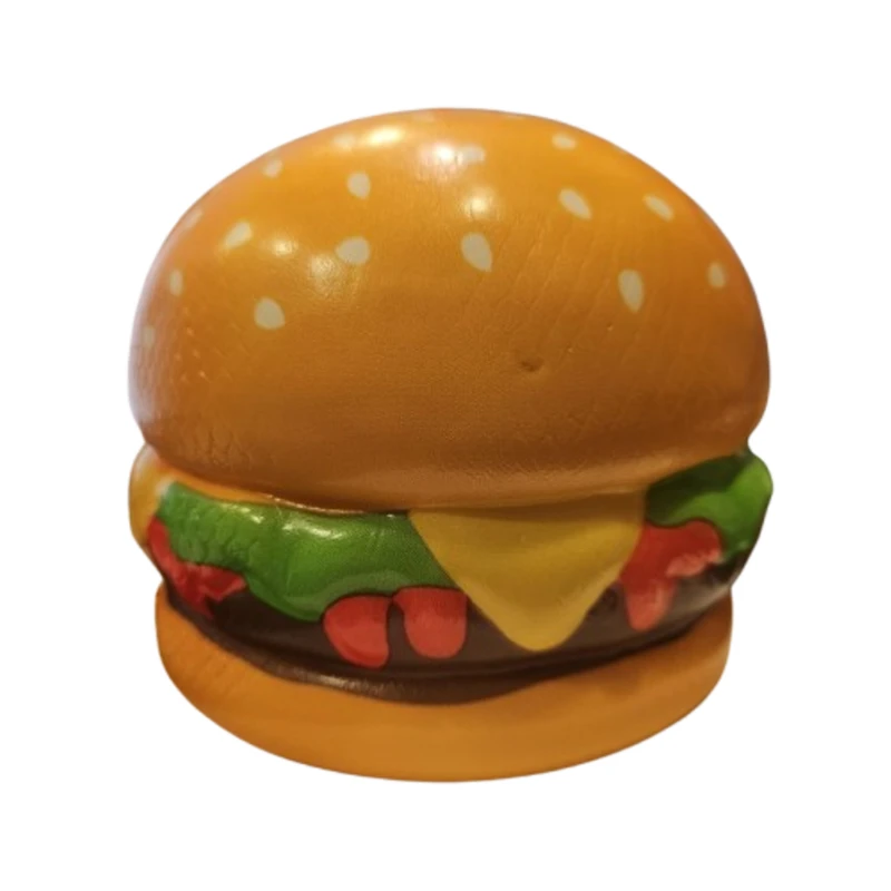 Скуиши бургер, Пяна, Многоцветен, 8х8 см