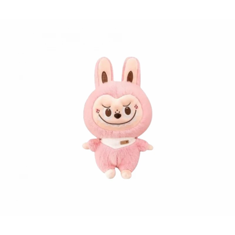Играчка Labubu, Плюшена, Розова, 25 см