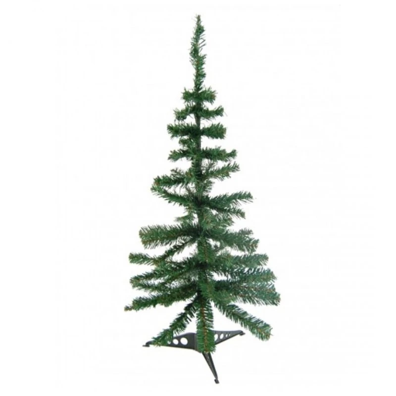 Коледна елха, Тип Бор, Пластмасова, Зелена, 35 см