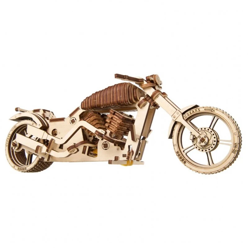 3D Пъзел Ugears Bike VM-02-Дърво-Мотоциклет&nbsp;