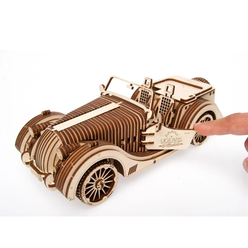 3D Пъзел Ugears Roadster VM-01-Автомобил&nbsp;