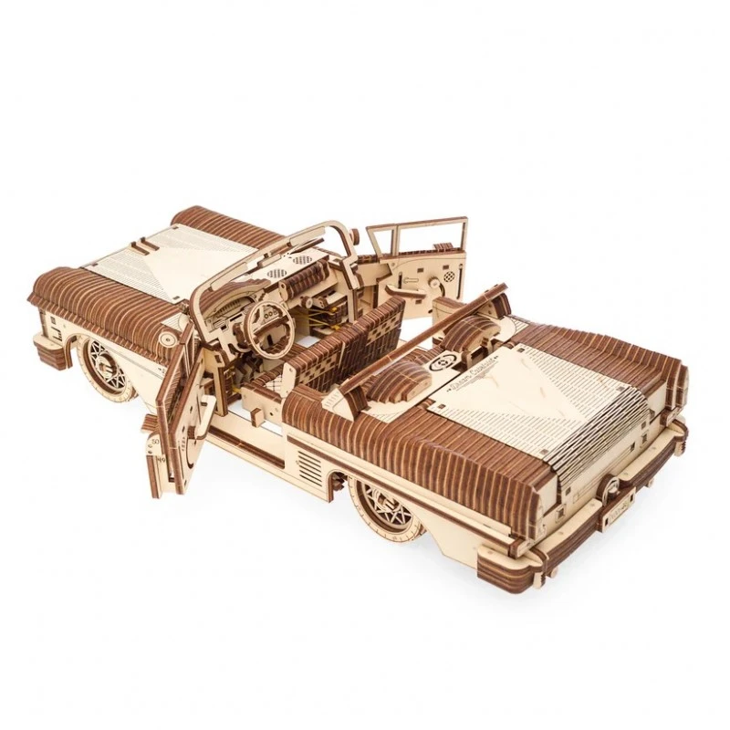 3D Пъзел Ugears Dream Cabriolet VM-05-3D модел Кабриолет&nbsp;