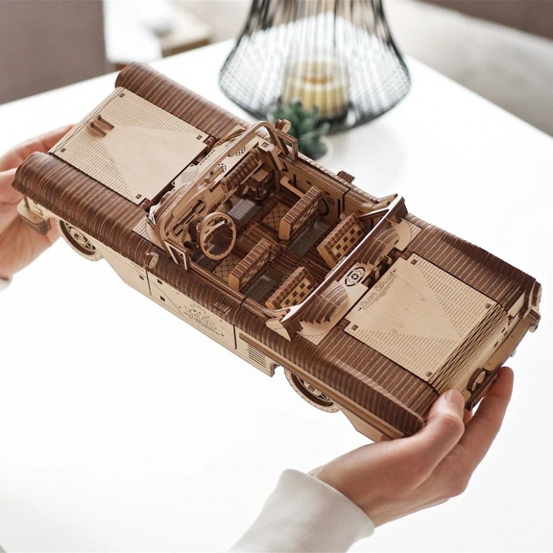 3D Пъзел Ugears Dream Cabriolet VM-05-3D модел Кабриолет&nbsp;