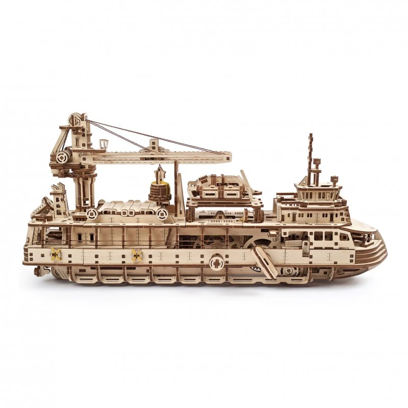 3D Пъзел Ugears Research Vessel-Изследователски Кораб&nbsp;
