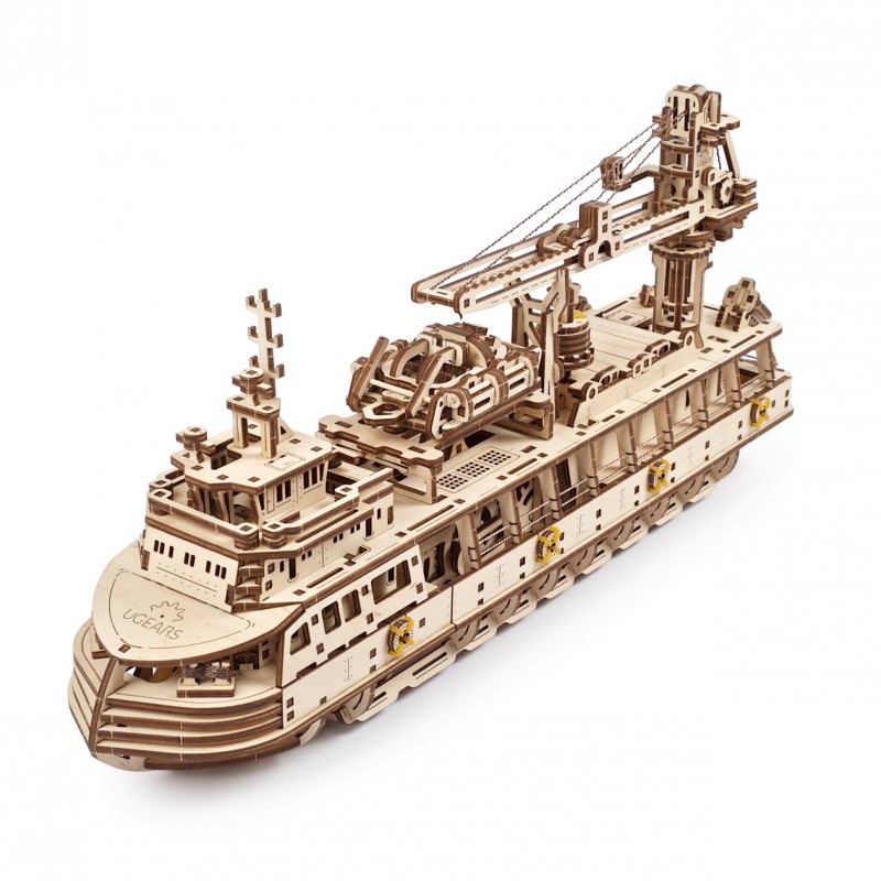 3D Пъзел Ugears Research Vessel-Изследователски Кораб&nbsp;