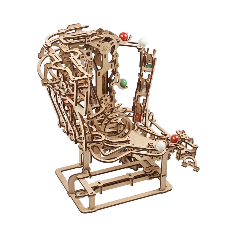 3D Пъзел Ugears Писта Верижен подемник за мрамор. топч&nbsp;