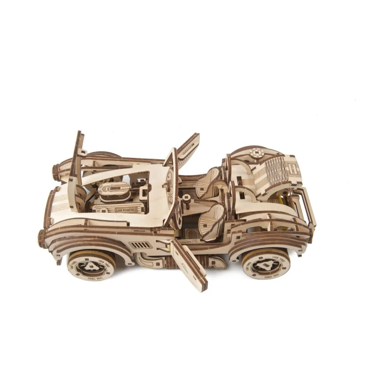 3D Пъзел Ugears Дрифт Болид Cobra -3Д модел-Дърво&nbsp;