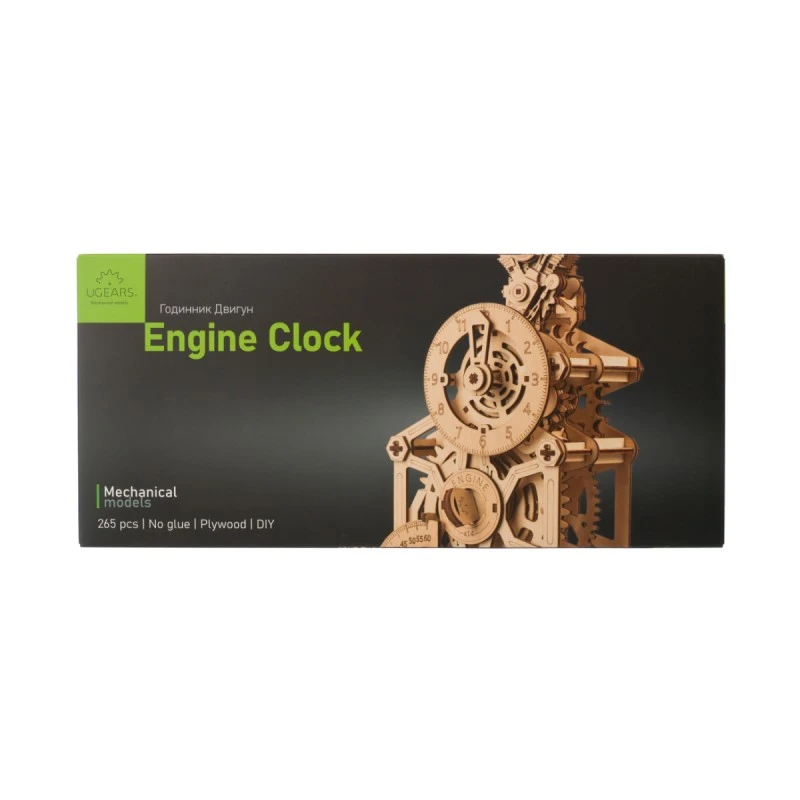 3D Пъзел Ugears Механичен Часовник--Дърво&nbsp;