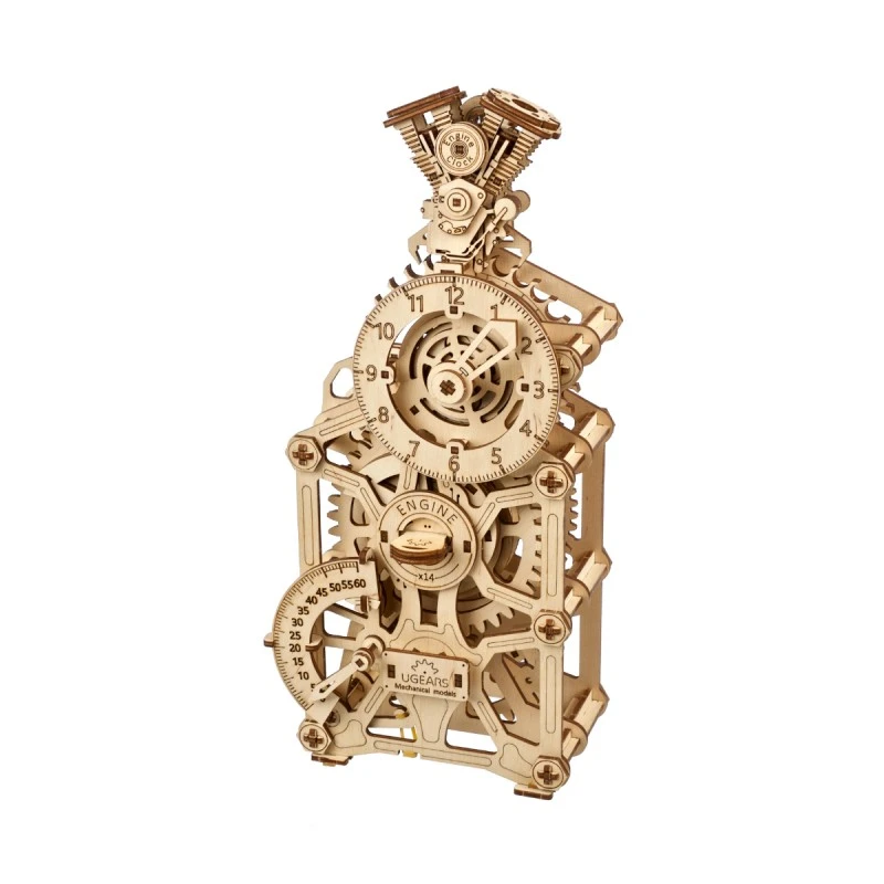 3D Пъзел Ugears Механичен Часовник--Дърво&nbsp;