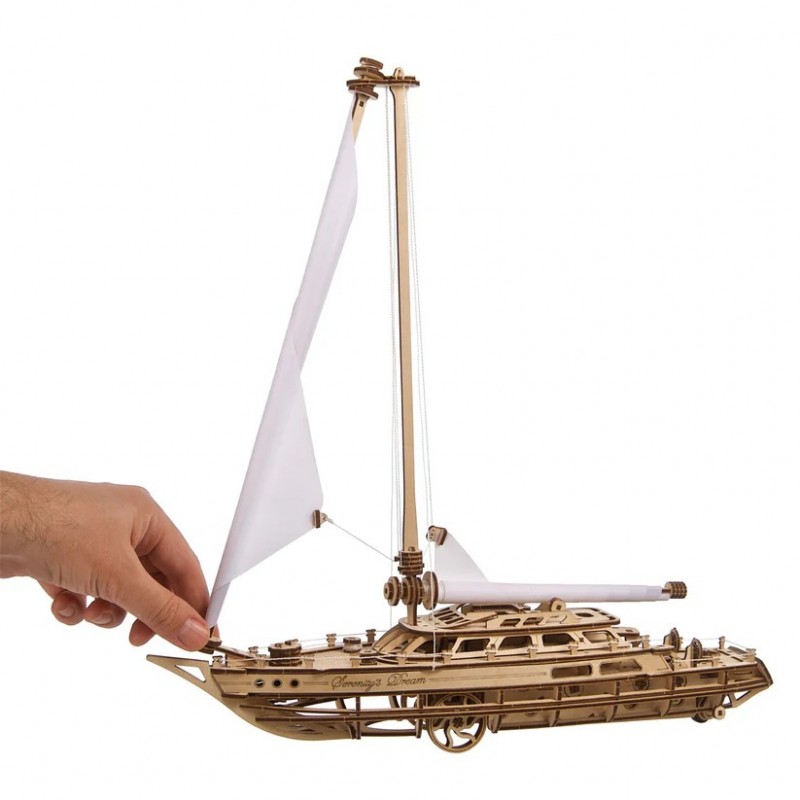 3D Пъзел Ugears Яхта Serentiy--Дърво&nbsp;