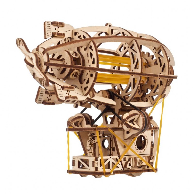 3D Пъзел Ugears Стиймпънк дирижабъл-3Д модел-Дърво&nbsp;