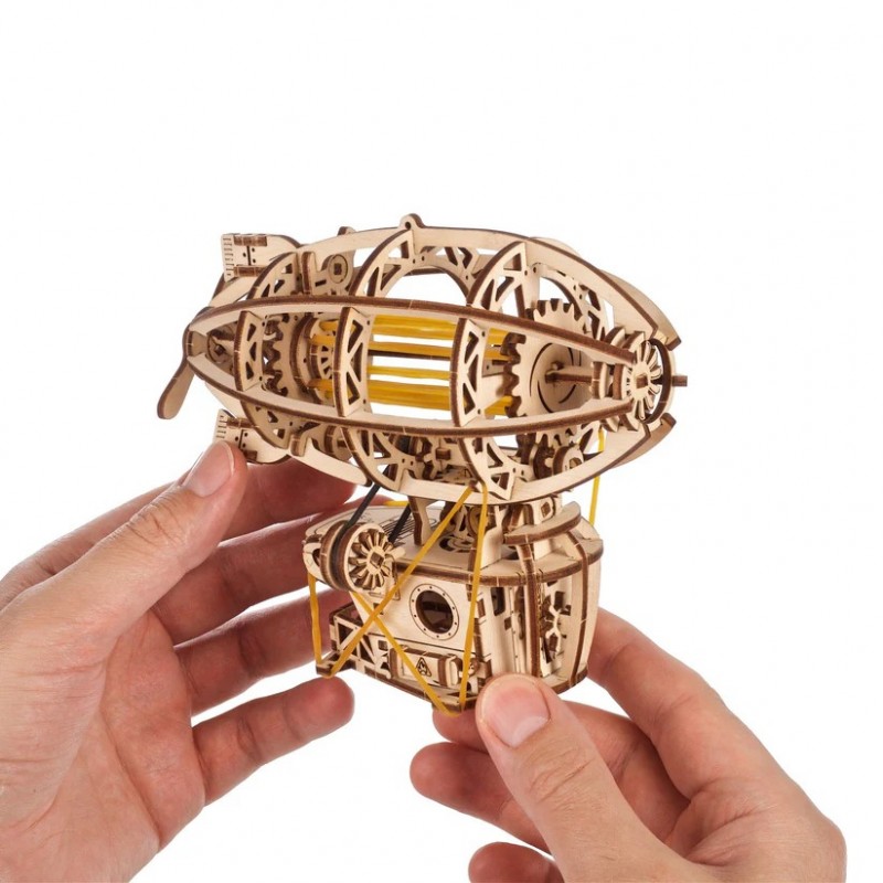 3D Пъзел Ugears Стиймпънк дирижабъл-3Д модел-Дърво&nbsp;