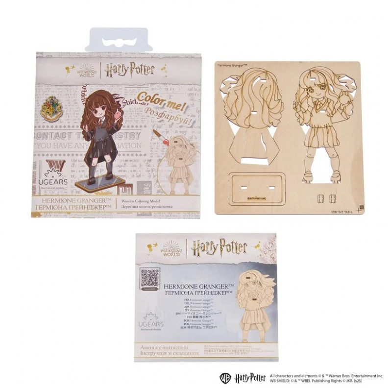 3D Пъзел Ugears Хари Потър Фигурка Хърмаяни™&nbsp;