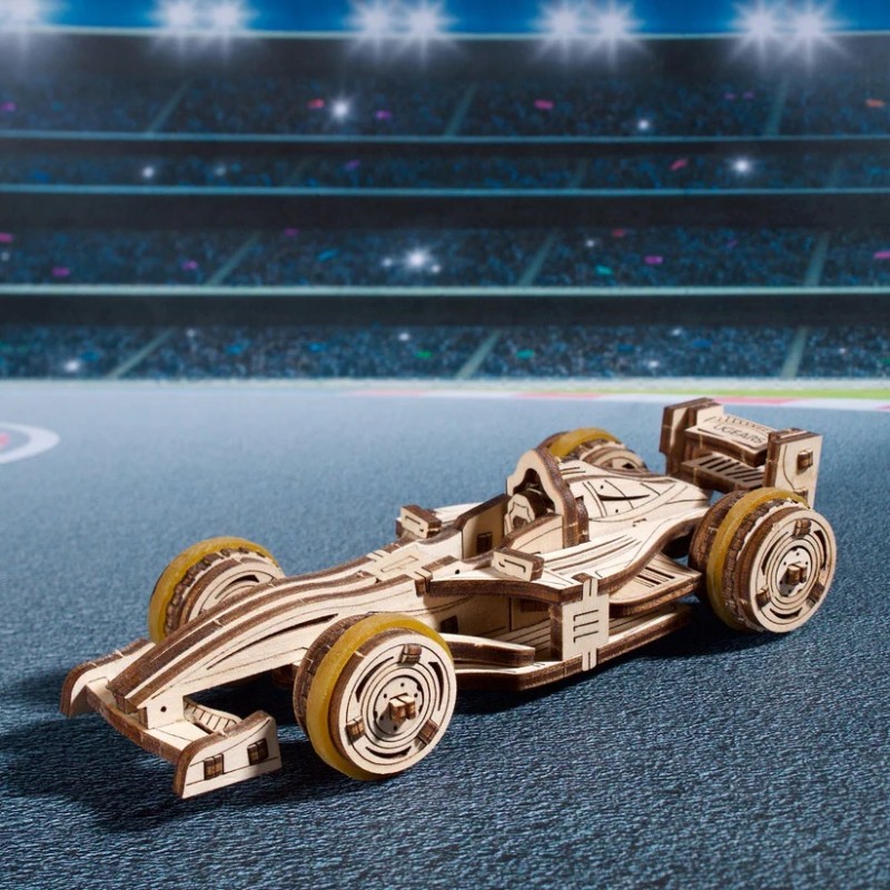 3D Пъзел Ugears Cmpact Racer Болид&nbsp;