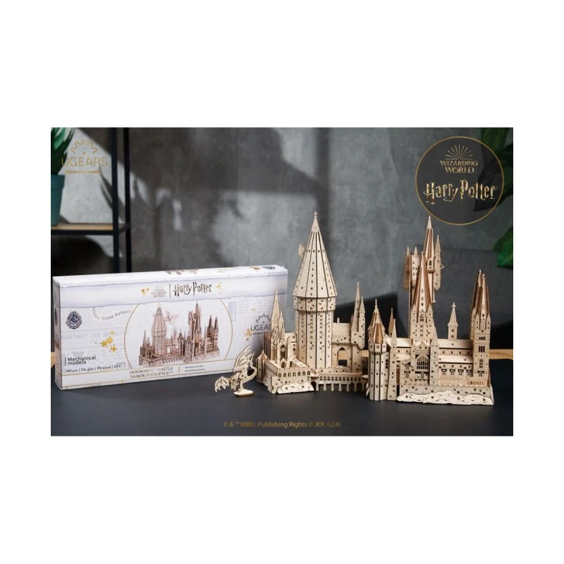 3D Пъзел Ugears Хари Потър Замъкът Hogwarts™-3Д м&nbsp;