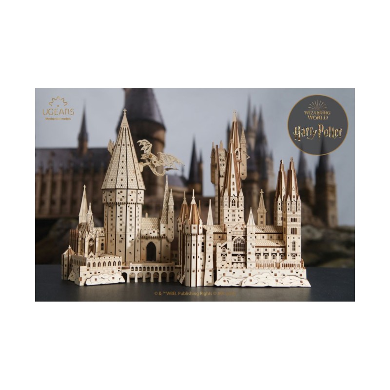 3D Пъзел Ugears Хари Потър Замъкът Hogwarts™-3Д м&nbsp;