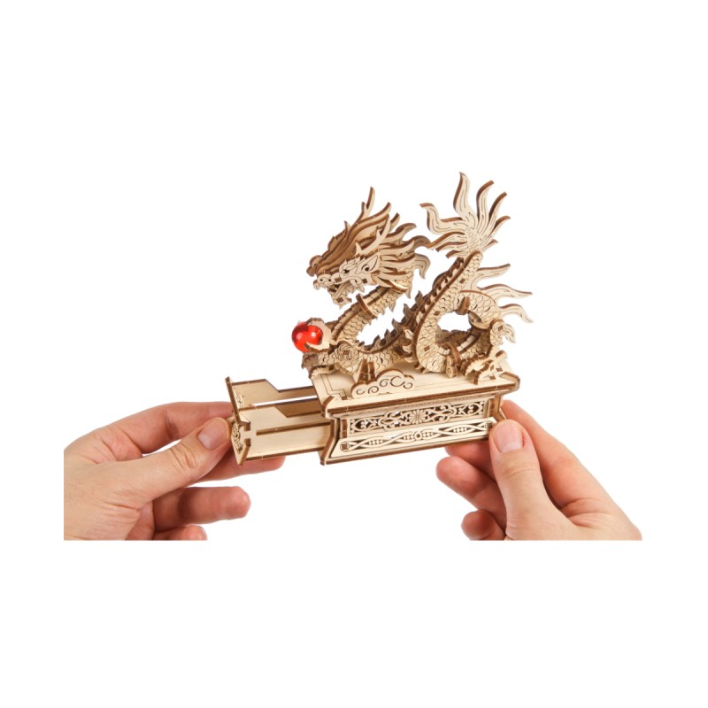 3D Пъзел Ugears Дракон-3Д модел-Дърво&nbsp;