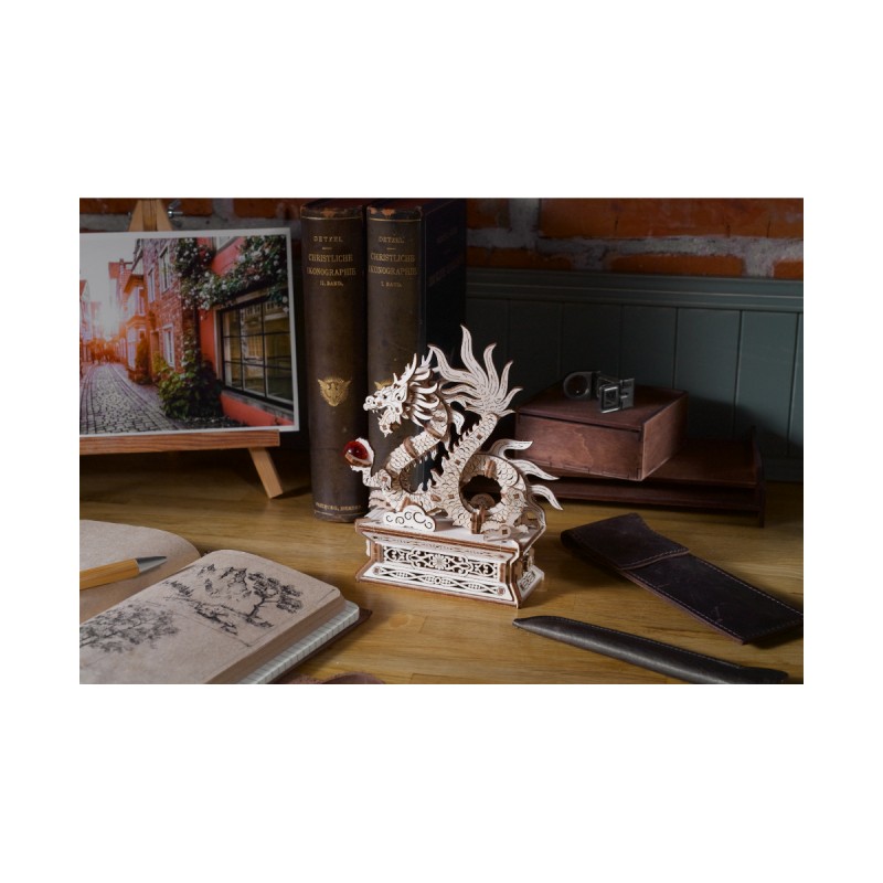 3D Пъзел Ugears Дракон-3Д модел-Дърво&nbsp;