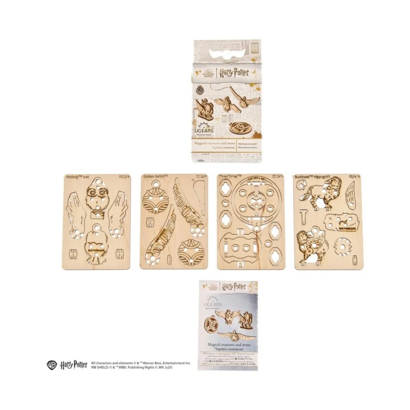 3D Пъзел Ugears Хари Потър Домовете на Hogwarts™&nbsp;