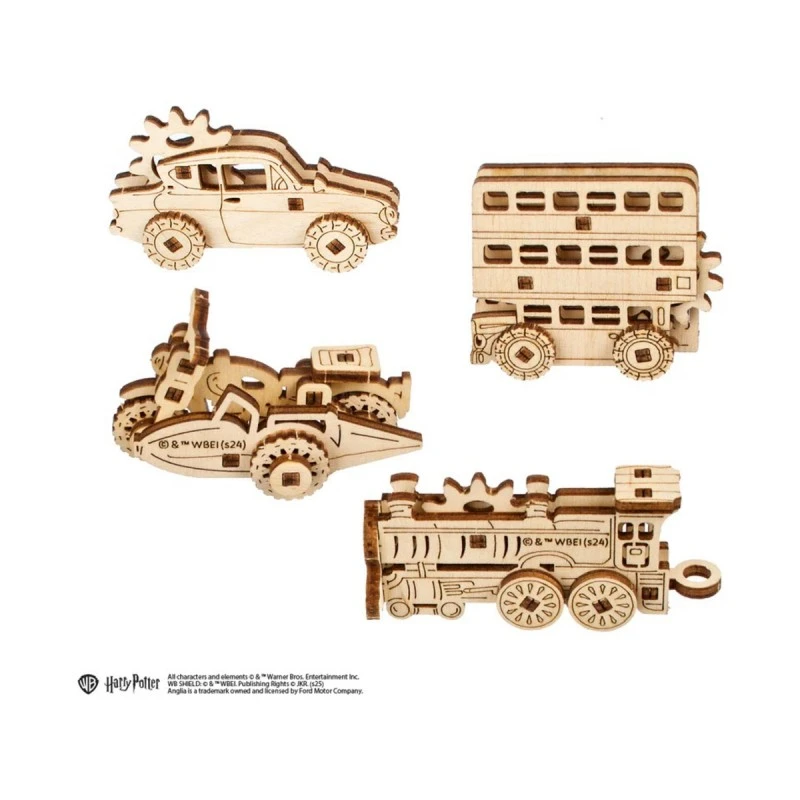 3D Пъзел Ugears Хари Потър Фантастични автомобили&nbsp;
