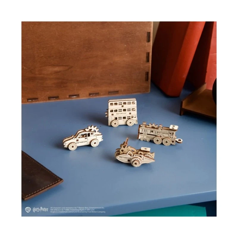 3D Пъзел Ugears Хари Потър Фантастични автомобили&nbsp;