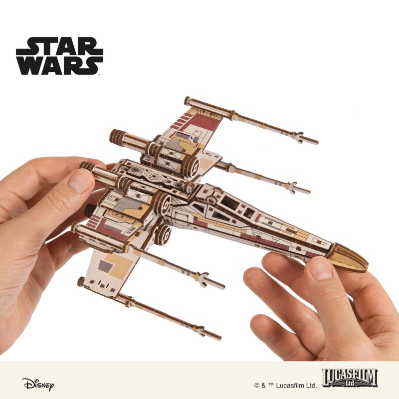 3D Пъзел Ugears Star Wars Корабът X-Wing на Анакин&nbsp;