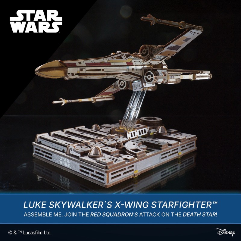 3D Пъзел Ugears Star Wars Корабът X-Wing на Анакин&nbsp;