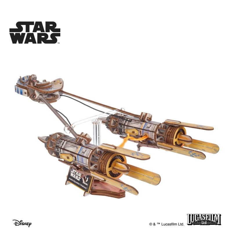 3D Пъзел Ugears Star Wars Корабът на Анакин Podracer&nbsp;