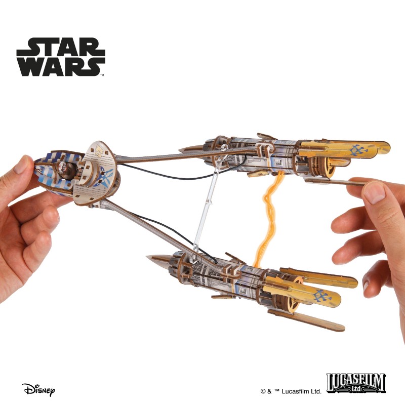 3D Пъзел Ugears Star Wars Корабът на Анакин Podracer&nbsp;