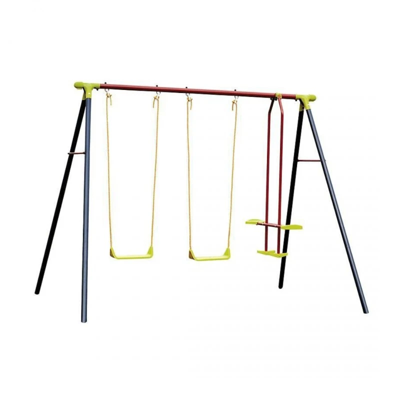 Детска комбинирана люлка с метална конструкция ALCO, Скутер и Две седалки