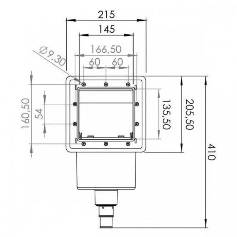Комплект скимер и възврътна клапа за басейнr GRE , Кафяв