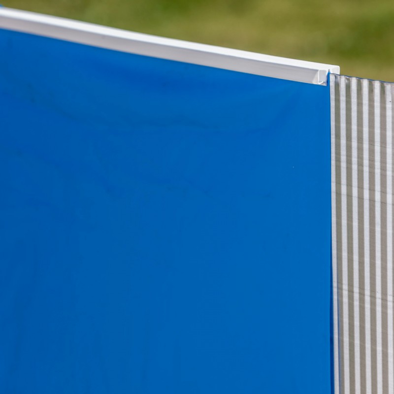 Сглобяем овален басейн с външни подпори GRE ANTHRACITE 5.00 x 3.00 x 1.20 м